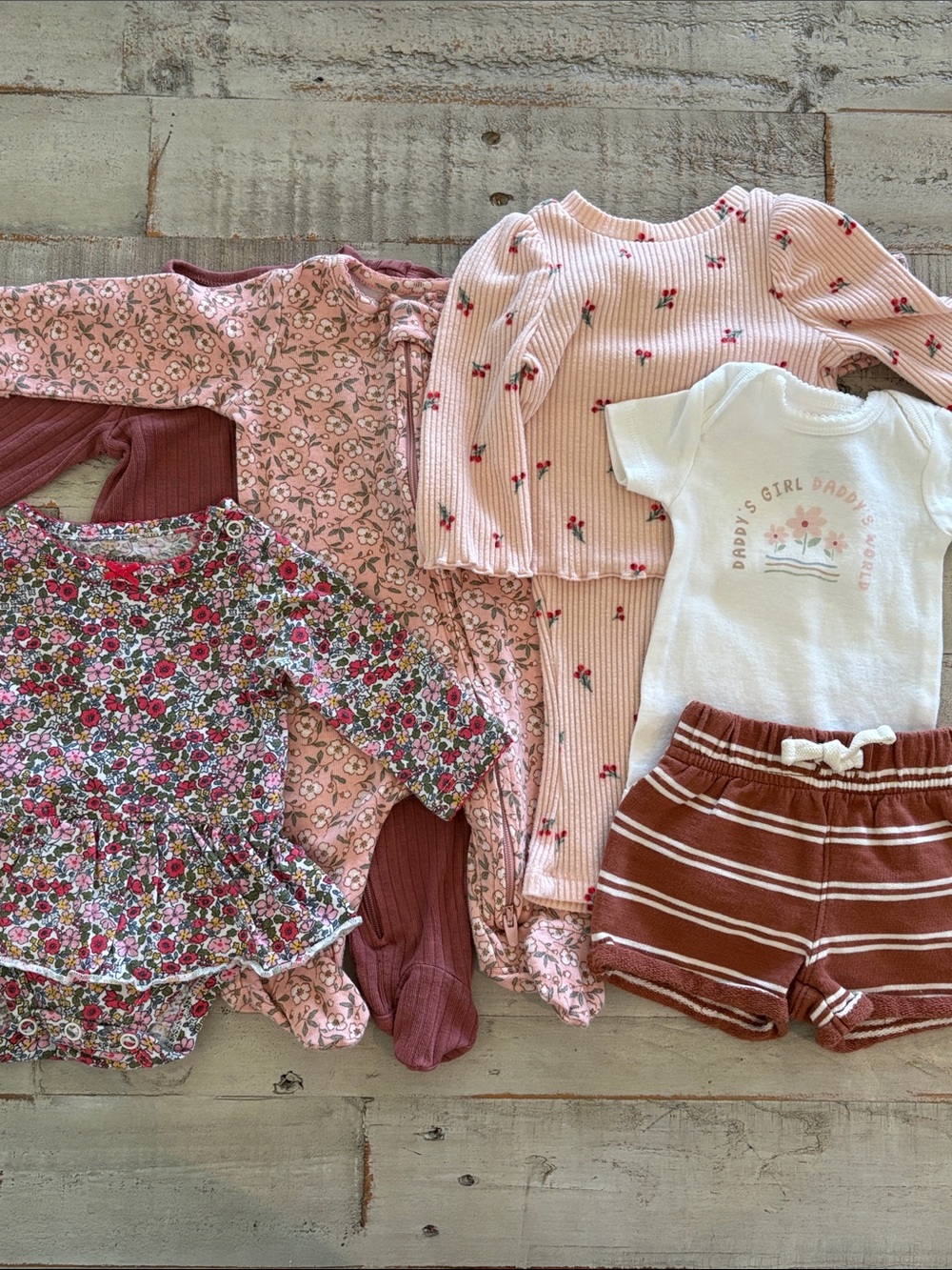 Carter’s Shades Of Pink 7 Piece Newborn Capsule Wardrobe Bundle